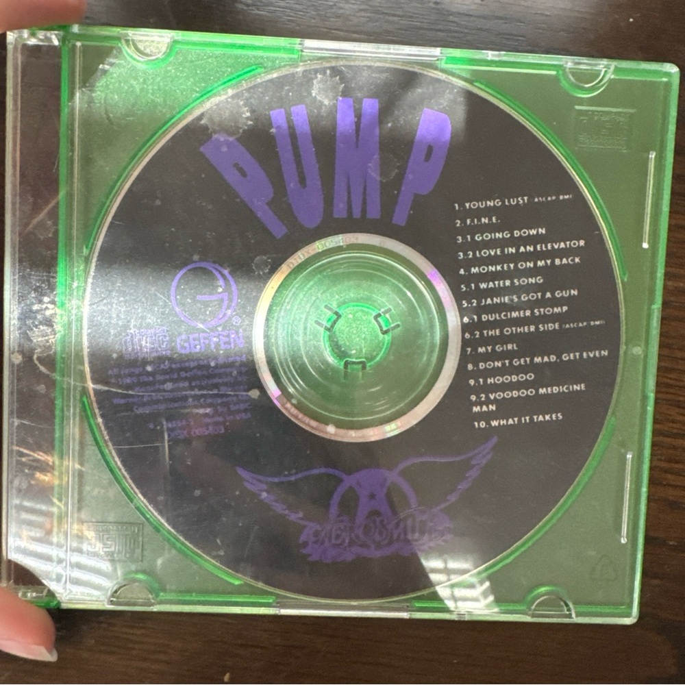 Pump by Aerosmith (CD, 1989) Tested, Working